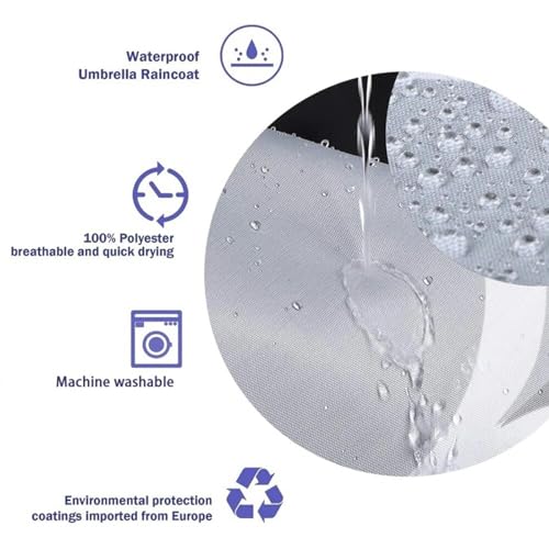 Rideau de douche de style rock en textile de haute qualité aux finitions soignées - 3