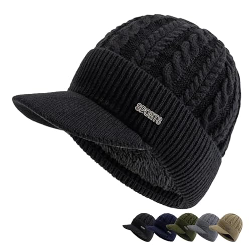 Gorro de invierno con ala para excursiones al aire libre y paseos 2