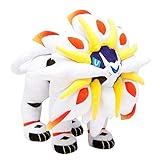 D-Khaleesi Solgaleo Figure Animal Toys Sun and Moon Plush Doll 10 inches Collectable Xmas Gift