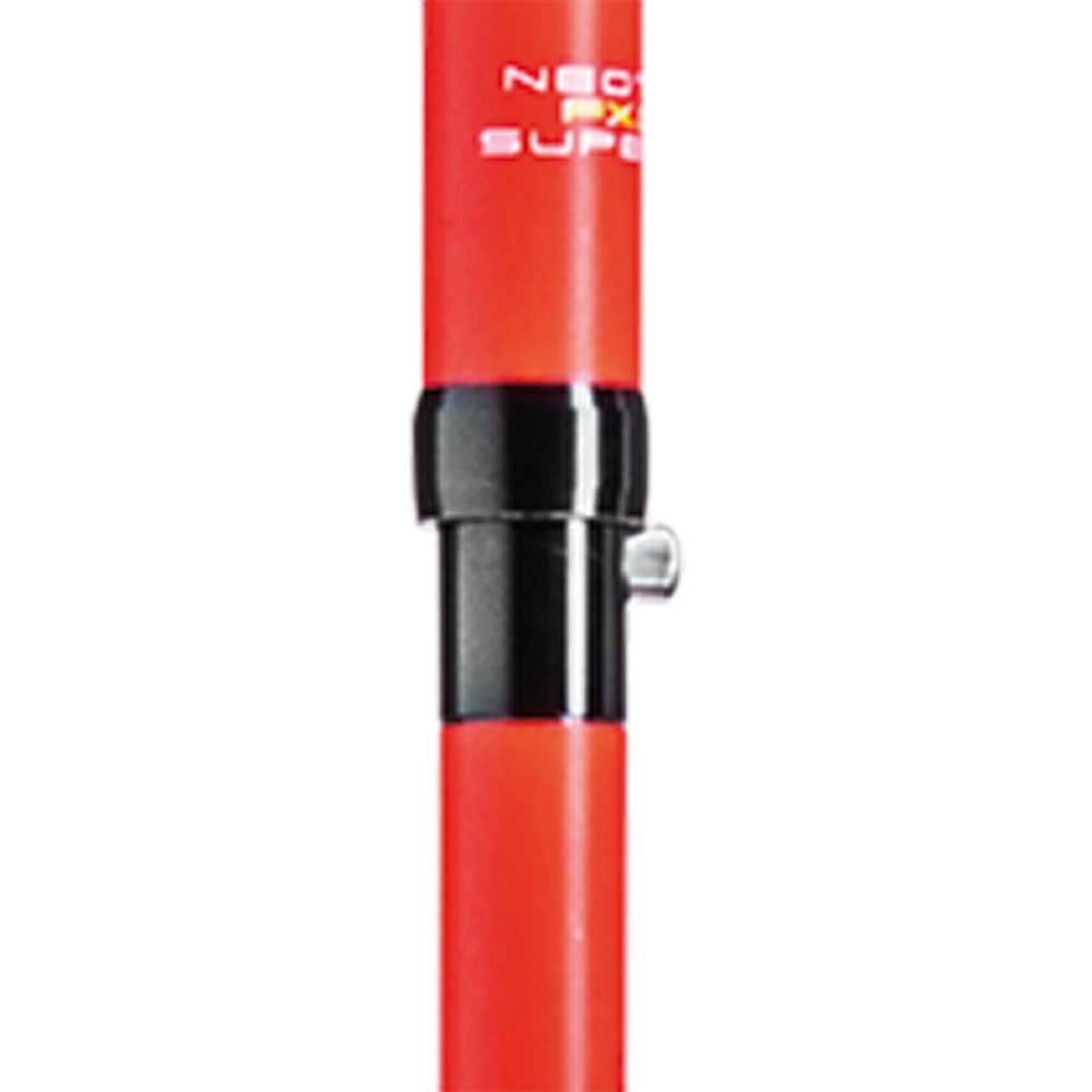 Leki Neotrail FX.One Superlite, rosso acceso/giallo fluo/carbonio naturale