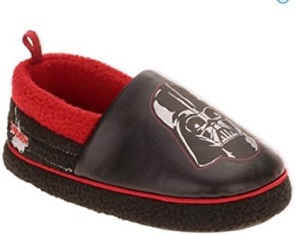 Lucasfilm Ltd Star Wars Toddler Boys Darth Vader Slippers Loafer Style House Shoes