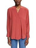 ESPRIT Bluse mit V-Neck, LENZING™ ECOVERO™