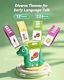 Talking Flash Cards for Toddlers 1-3, Montessori Learning Toys with 224 Words, Pocket Speech Toys for Language Development, Speech Therapy Toys, Children's Sensory Learning, Gifts