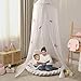 LOAOL Kids Bed Canopy with Lace Hanging Canopy Net for Baby Crib Nook Castle Game Tent Nursery Play Room Decor (Butterfly)