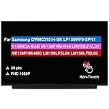 BTSELSS 15.6" Screen Replacement for Samsung GWNC31514-BK LP156WF9-SPK1 N156HCA-EAB NV156FHM-N48 LM156LFAL01 NE156FHM-NS0 LM156LF5L04 LM156LFBL02 FHD 1080P 30 pin Non-Touch LCD Display Panel