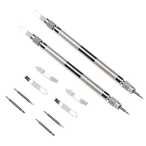 Fafeicy 2PCS Double-Headed Watch Fork Manual Repairing Tools Set, Alloy Steel Material, for Changing Strap