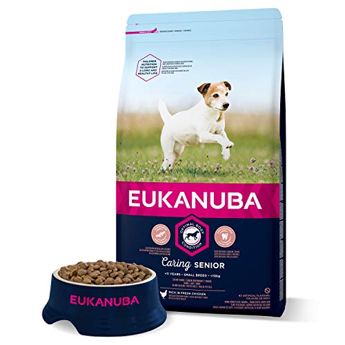 Eukanuba Chien Senior Nourriture sèche Pour Petite Race Poulet 3kg