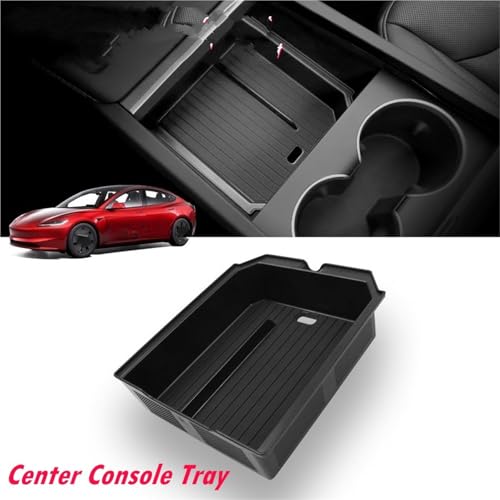 Boîte rangement cachée Tesla Model Y Juniper pour organiser la console centrale