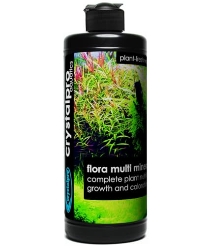 Flora Multi Minerals Aquarium Plant Fertilizer - All in One Aquarium Fertilizer for Fast Growing Healthy Plants - Plant Food for Root and Leaf Development (16.9 Fl Oz)