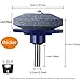 Funvolution Lawn Mower Blade Sharpener Universal for Any Power Drill/Hand Drill,Mower Blade Sharpener for Lawn Mower & Mower Blades（4PACK）