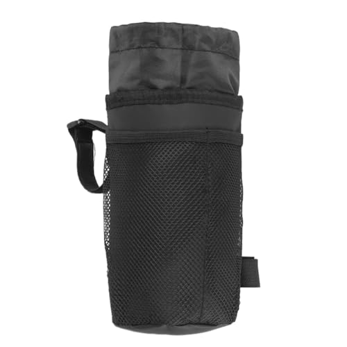 Portavasos para Bicicleta, Soporte para Botellas de Manillar, Soporte para Vasos de Bicicleta con Bolsillos de Malla, de Bicicleta portátil, Resistente a los Golpes, con Botella de Agua de Alto