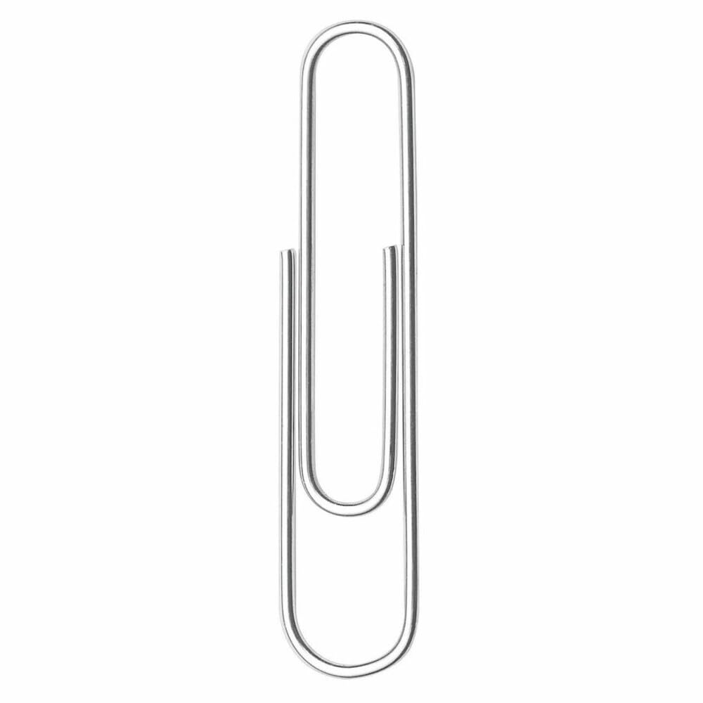 ACCO Smooth Finish Premium Büroklammern, Draht, Nr. 72360 Karton, silberfarben, 100 Stück