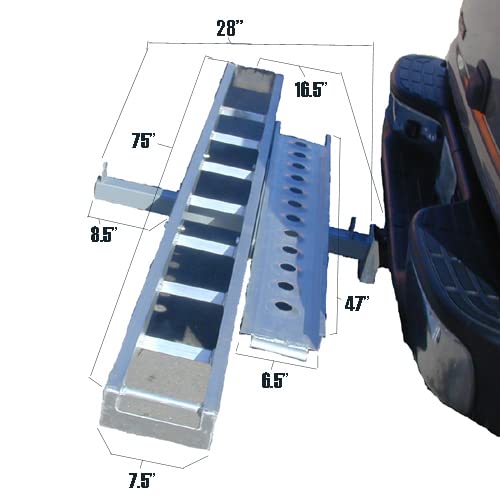 Porta motos y scooters con rampa de aluminio miniatura 6