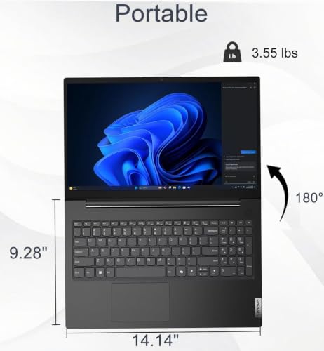 Image of Lenovo V15 Gen 5 Business Laptop (15.6 inch FHD Anti-Glare, Intel 10-Core i7-240H (> Ultra 7 155U), 16GB DDR5 RAM, 512GB SSD), Webcam w /Shutter, Numeric Keypad, Ethernet, HDMI, Win 11 Pro (Renewed)