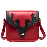 Geweih-Design, machen die Umhängetasche voller weihnachtlicher Atmosphäre.