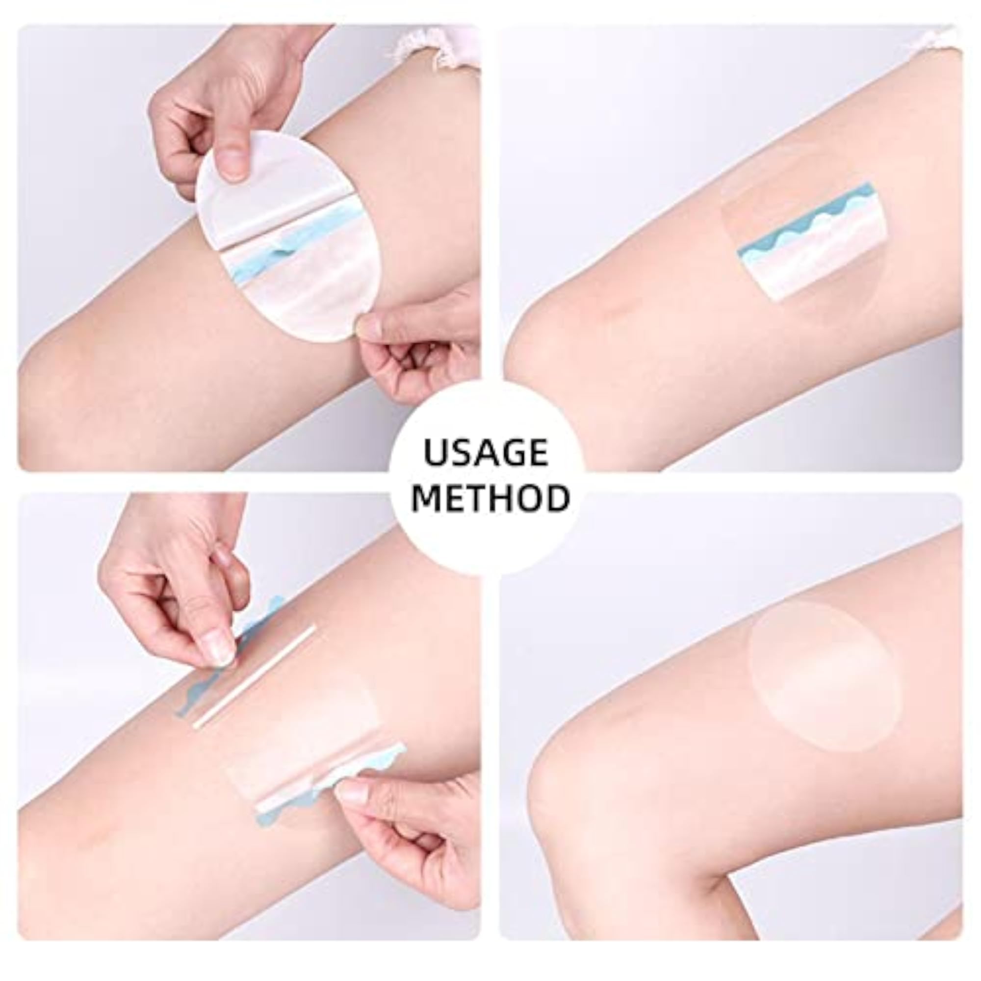 2x Set of 10 Transparent Anti Chafing Thigh Tapes