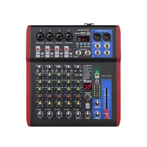 99 �I�[�f�B�I �~�L�T�[ DJ �R���\�[���A�����̃G�t�F�N�g MP3/USB I/O�A20Hz-30KHz - EQ ����ђx���G�t�F�N�g�t�� ���L���K�p�\(6 Channels)