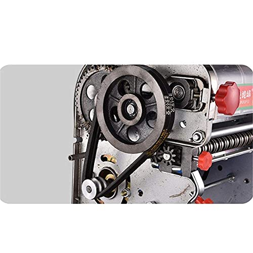 WERYU Nudelmaschine 550W Edelstahl Kommerzielle Elektrische Nudel Nudelmaschine Teigrolle Nudelschneidemaschine… – Bild 3