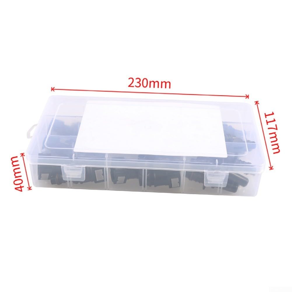 Lot de 24 raccords rapides ID6 pour tuyau diesel de 6 mm avec connecteurs ABS mâles femelles de 7,89 mm, 9,49 mm, 9,89 mm, pour l'entretien de voiture et de camion