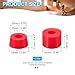 PATIKIL Skateboard Bushings, 2 Set 90A PU Long-Board Truck Bushings Rebuild Kit for Skateboard Parts, Blue/Red