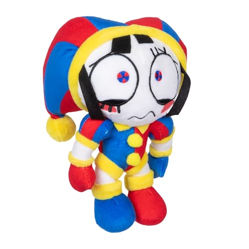 AMAZING DIGITAL CIRCUS Deluxe Pomni Plush Figure, 8"/20.3 CM Figure Made With Premium Materials Embroidery, Collect Caine - Image 2