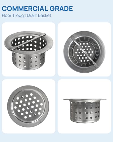 Escurridor para desagüe de piso de acero inoxidable miniatura 6