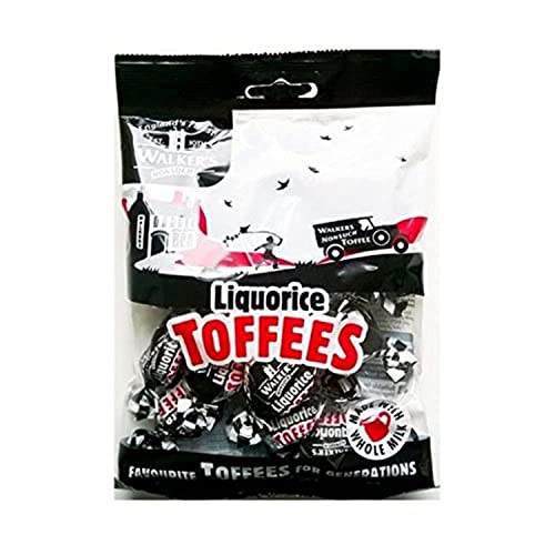 Walkers Liquorice Nonsuch Toffee - Case Of 12 X 150G #TOP9