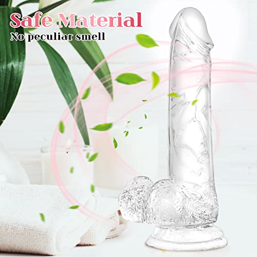 7.3 Inch Soft Realistic Dildo, Human Safety Material, With Powerful Suction Cups, Suitable For Women/Men/Gay, Adult Toys For Women Or Beginer #TOP4