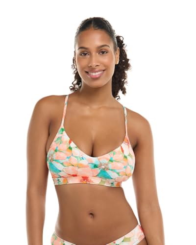 EIDON Women's Madison D, Dd, E-Cup Bikini Top Swimsuit with 2-Way Tie Back