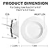 BBOUNDER (12 Pack 5/6 inch LED Dimmable Recessed Lighting, Retrofit Downlight with Smooth Trim, 3000K WarmWhite, 12W=100W, 1000LM, Simple Retrofit Installation, IC Rated No Flicker, ETL