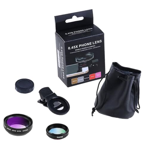 BESTonZON Holder Lens Cell Phone Smartphone Lens Phones Universal Lens Universal Phone Lens Metal Phone Len