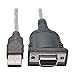 Price comparison product image Tripp Lite 18in USB to Null Modem Serial Adapter Cable FTDI w/COM Retention M/F 18" (U209-18N-NULL)