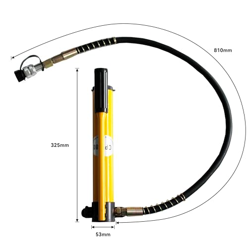 Image of HFS(R) Hydraulic Hand Pump Power Pack Hose Coupler (10000 psi) Hydraulic Oip Pump Hand Operated Pump Hydraulic Hand Pump Manual Pump for Connecting Split Unit