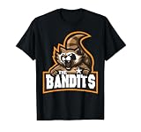 The Bandits Sports Team Logo Shirt for Men, Women & Kids T-Shirt, Men, Black, Small