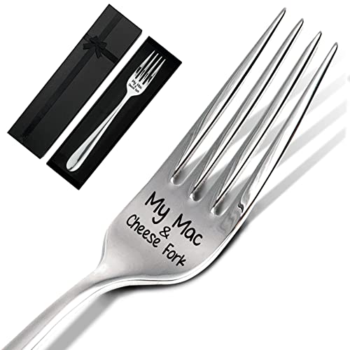 My Mac and Cheese Fork - Engraved Stainless Steel Gift