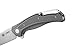 CRKT Ruger Windage Folding Knife: EDC Folder with Liner Lock, Stonewashed Plain Edge Drop Point Blade, Aluminum Handle with Pocket Clip R2401