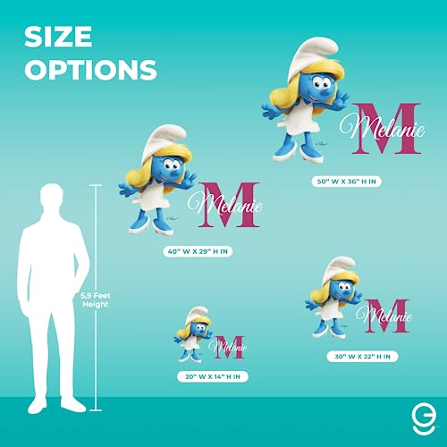 Vinilo Decorativo personalizado The Smurfs para niños miniatura 4