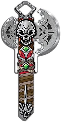 Lucky Line Key Shapes, Medieval BATTLE AXE - House Key Blank, KW1/11, 1 key (B143K) image 4