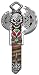Lucky Line Key Shapes, Medieval BATTLE AXE - House Key Blank, KW1/11, 1 key (B143K)