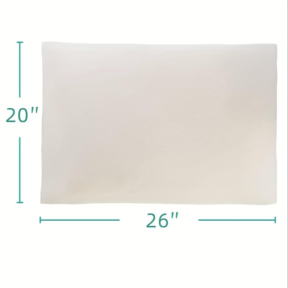 Image of Organic Cotton Pillow Case - One Pack 20 inchx 26 inch Kids Pillow Pillowcase with No Zipper - 300 TC Thread Count - Soft, Safe and Hypoallergenic - Off White