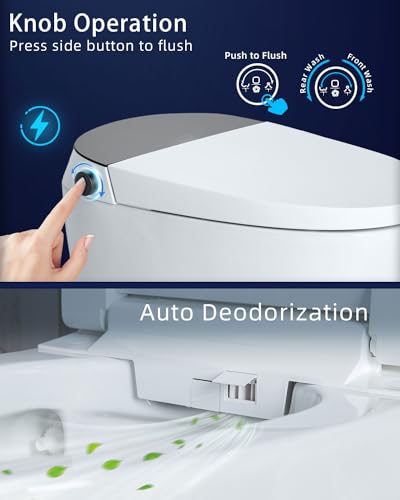 Canest Smart Bidet Toilet, Smart Toilet With Bidet Built In, Pump-Assisted Flush thumb #5