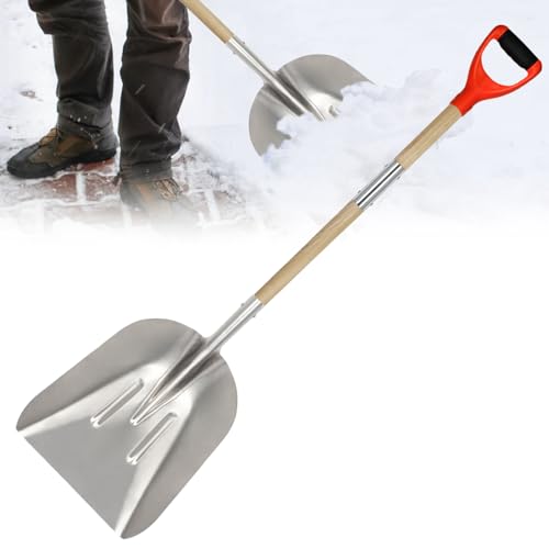 Aluminum Snow Shovel with 60° Angle Handle