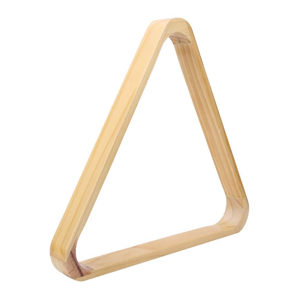 Marco De Billar Profesional De Madera Triangular Espesar Mesa De Billar Triángulo Bolas Rack Accesorios