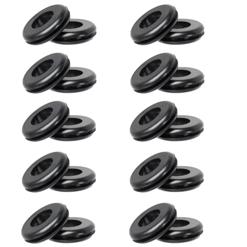 Stitokg 20 Pack Rubber Grommet for Pressure Washer Nozzle Tips Holders – 1/16