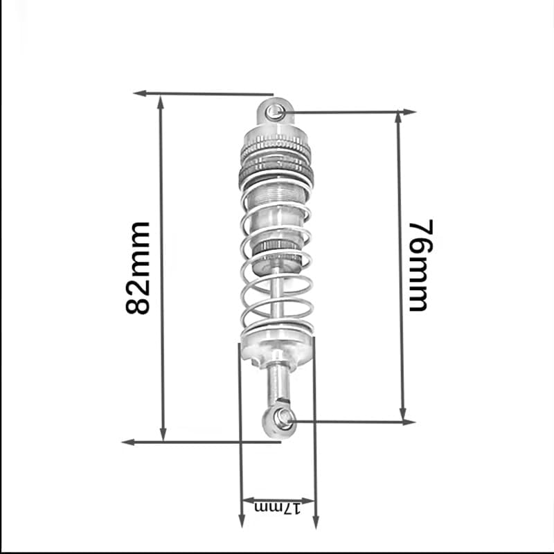 RCカー用ショックアブソーバー Compatible With Wltoys 144001 144002 144010 124007