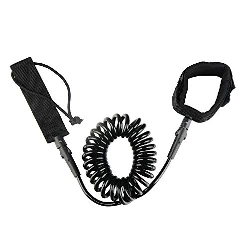 Laisse De Surf Abahub 10 Ft (3 M) – 7 Mm TPU, Pour SUP Et Longboard, Avec Poche à Clés, Plusieurs Couleurs