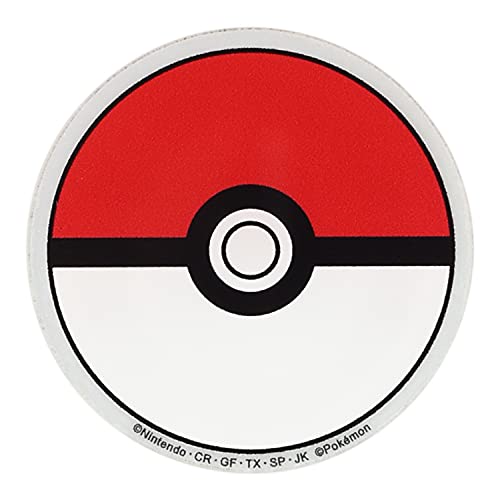 グルマンディーズ ポケットモンスター モバイルステッカー モンスターボール POKE-713J レッド