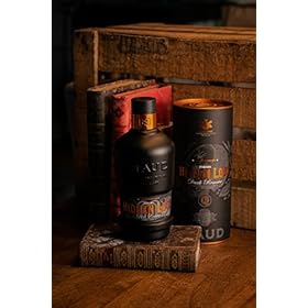 NAUD Hidden Loot Dark Reserve - Premium Spiced Rum. 41 Percent ABV, 70cl. Award Winning, Supplied in a gift tube – NAUD