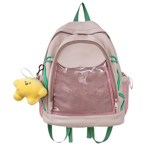 Sac à dos nylon ado grande capacité cartable collège lycée moderne