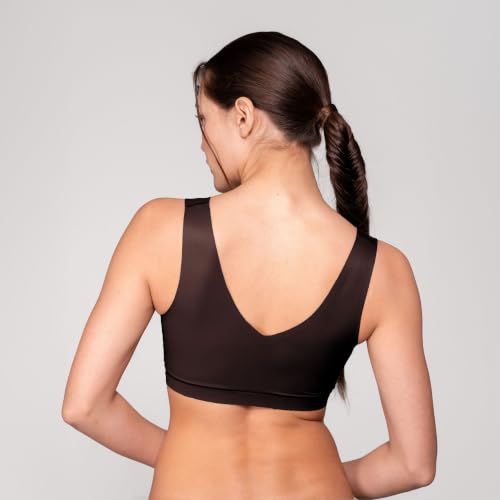 Image of Floatley Cozy Bra Comfort Wirefree Full Coverage Seamless Bra with Embedded Pad for Women